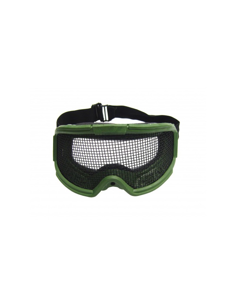 MASCHERA SNOW VERDE CON RETE  [6058V]