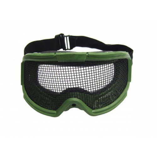 MASCHERA SNOW VERDE CON RETE  [6058V]