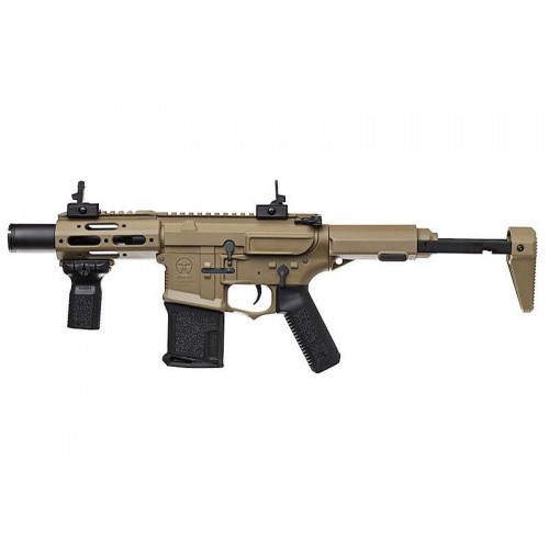 M4 STUBBY RIS MRE MIKRO CQB AMOEBA DUNKLE ERDE [AR-AM15T]