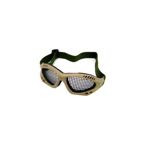 WOSPORT OCCHIALE TACTICAL COMMANDO TAN CON RETE [6059T]