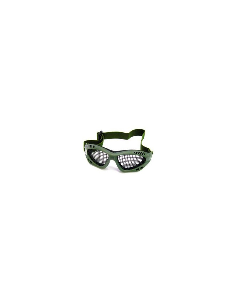 WOSPORT OCCHIALE TACTICAL COMMANDO VERDE CON RETE [6059V]