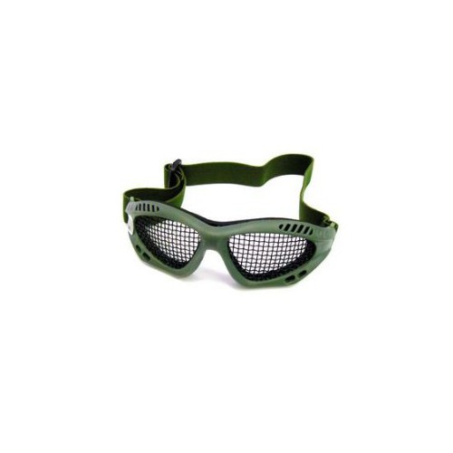 WOSPORT OCCHIALE TACTICAL COMMANDO VERDE CON RETE [6059V]