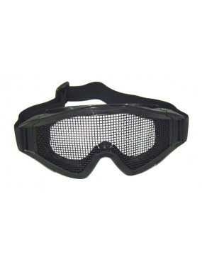 WOSPORT MASK WITH METAL MESH BLACK [6060B]