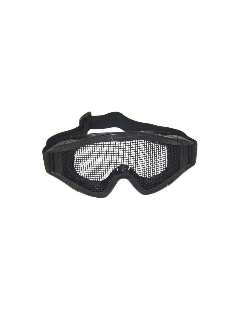 WOSPORT MÁSCARA COM MALHA METAL PRETA [6060B]