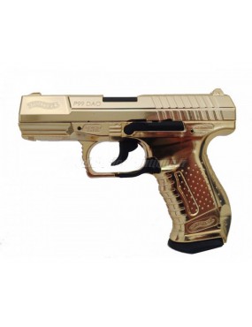 WALTHER P99 DAO CO2 GOLD FULL METAL [2.5684-2J]