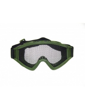 WOSPORT STEEL MESH MASK GREEN [6060V]