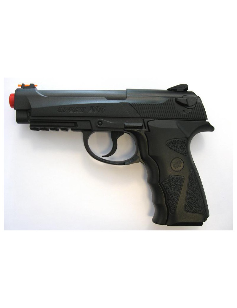 PISTOL B92 SPORT 306 FULL METAL CO2 WIN PISTOLET NOIR [C 306]
