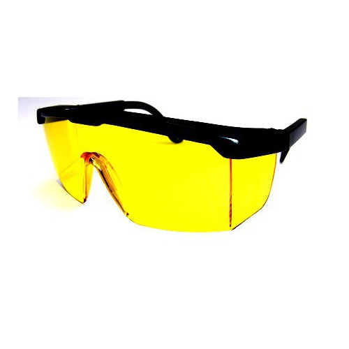 YELLOW PLEXYGLASS PROTECTIVE GLASSES [H606G]