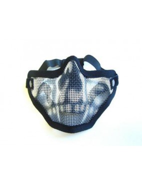 MÁSCARA FACIAL TACTICAL NET METAL SKULL FUME ' [KR001BN]