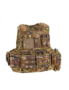 GILET TATTICO SOFTAIR DEFCON 5 ARMOUR CARRIER VEGETATO ITALIANO [D5-BAV06 VI]