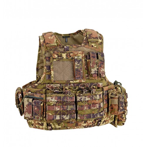 DEFCON 5 GILET TATTICO SOFTAIR ARMOUR CARRIER VEGETATO ITALIANO [D5-BAV06 VI]