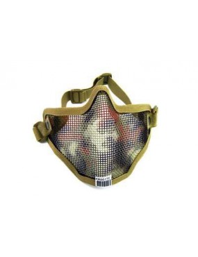 MASCARILLA FACIAL TACTICAL NET METAL VEGETAL [KR001TC]