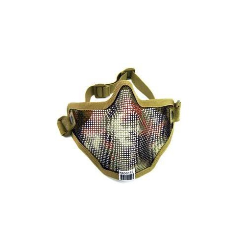 MASCARILLA FACIAL TACTICAL NET METAL VEGETAL [KR001TC]