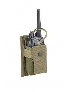 PORTARADIO A MOLLE VERDE OD DEFCON 5 SMALL RADIO POUCH [D5-RP01 OD]