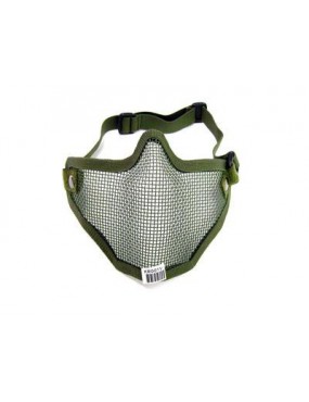 MASCHERA FACCIALE TACTICAL NET METAL VERDE  [KR001V]