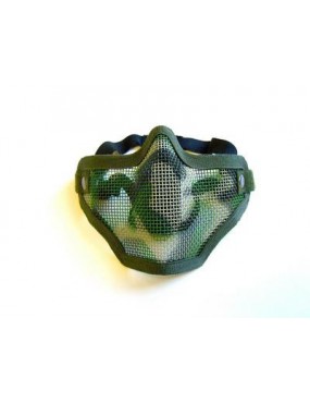 TACTICAL NET METAL GREEN TORPEDO FACIAL MASK [KR001VG]