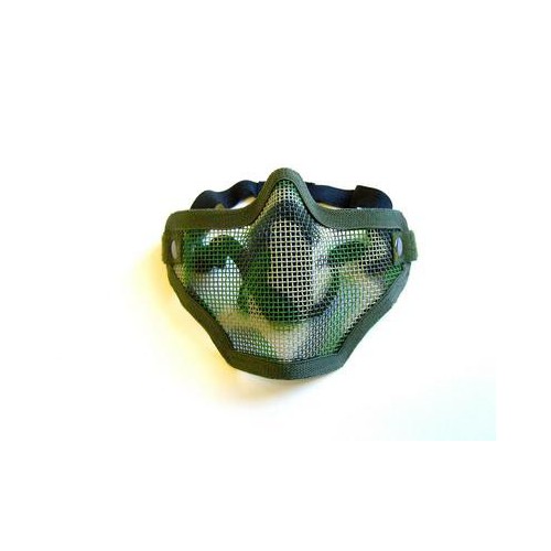 TACTICAL NET METAL GREEN TORPEDO FACIAL MASK [KR001VG]