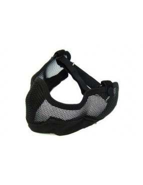 MASQUE FACIAL TACTICAL NET HEAD METAL NOIR [KR002B]