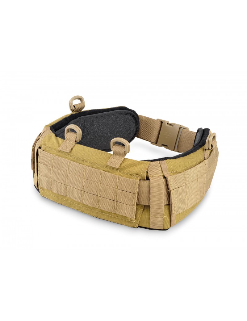 CINTO DEFCON 5 COM SISTEMA MOLLE TAMANHO ÚNICO COYOTE TAN COR [D5-MB02 CT]