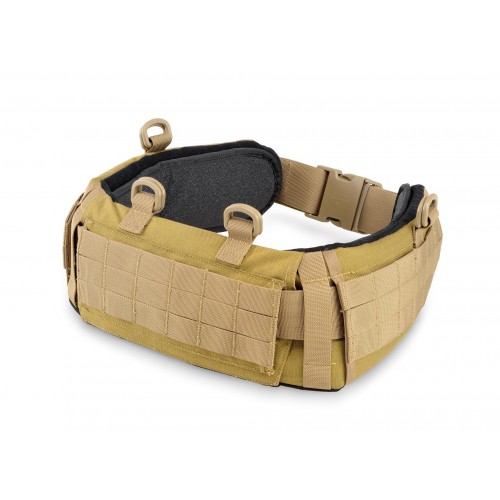 CINTURÓN DEFCON 5 CON SISTEMA MOLLE TALLA ÚNICA COLOR COYOTE TAN [D5-MB02 CT]