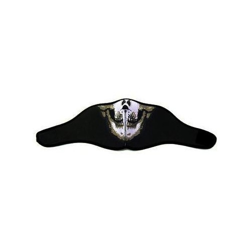 CONFORT MASK COPERTURA PARZIALE IN NEOPRENE SKULL  [KR013]