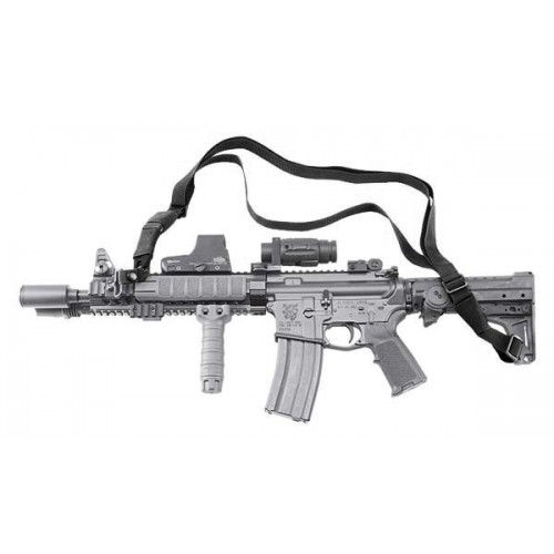 DEFCON 5 TACTICAL ASSAULT SLINGS 2 POINTS FOR RIFLES, BLACK [D5-2003 B]