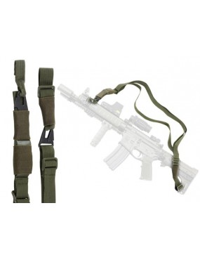 CINGHIA PORTAFUCILE 2 PUNTI DEFCON 5 TACTICAL ASSAULT SLINGS VERDE OD...