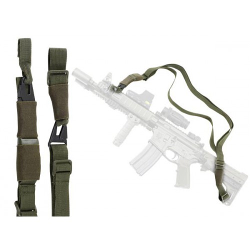 CINGHIA PORTAFUCILE 2 PUNTI DEFCON 5 TACTICAL ASSAULT SLINGS VERDE OD [D5-2003 OD]