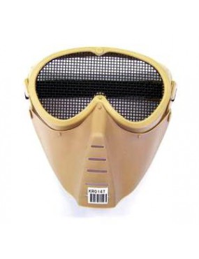 MASCHERA FACCIALE TAN CON RETE  [KR014T]