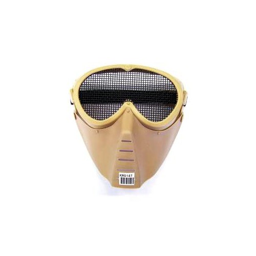 MASCHERA FACCIALE TAN CON RETE  [KR014T]