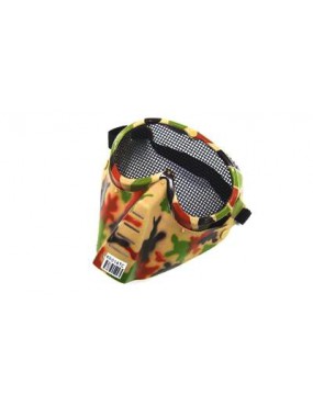 MASCHERA FACCIALE VEGETATA CON RETE  [KR014TC]