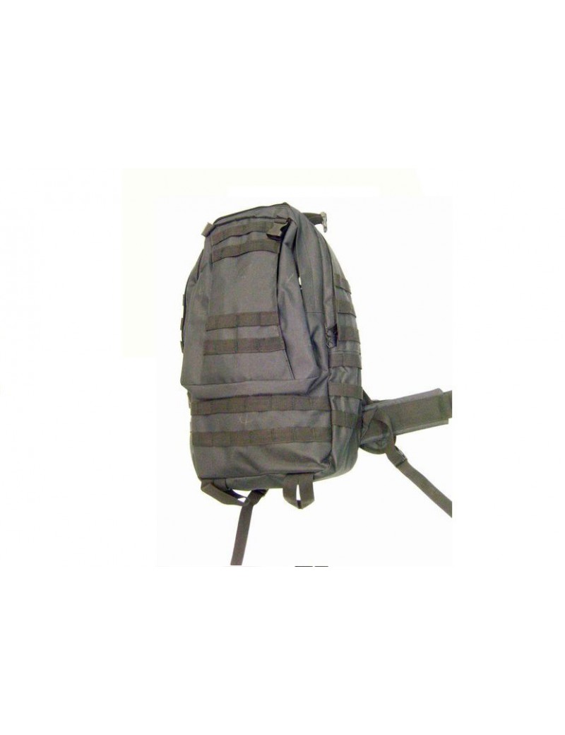 MOCHILA ROYAL MULTIBOLSILLO NEGRA [RP-216-B]