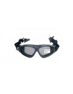 FIXATION DE CASQUE POUR LUNETTES DE PROTECTION EXAGON BLACK NET [EX-M76BK]