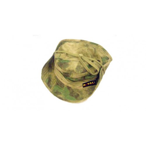 CAPPELLO JUNGLE CON FALDA IN COTONE A-TACS GREEN TG. M [JM302 M]