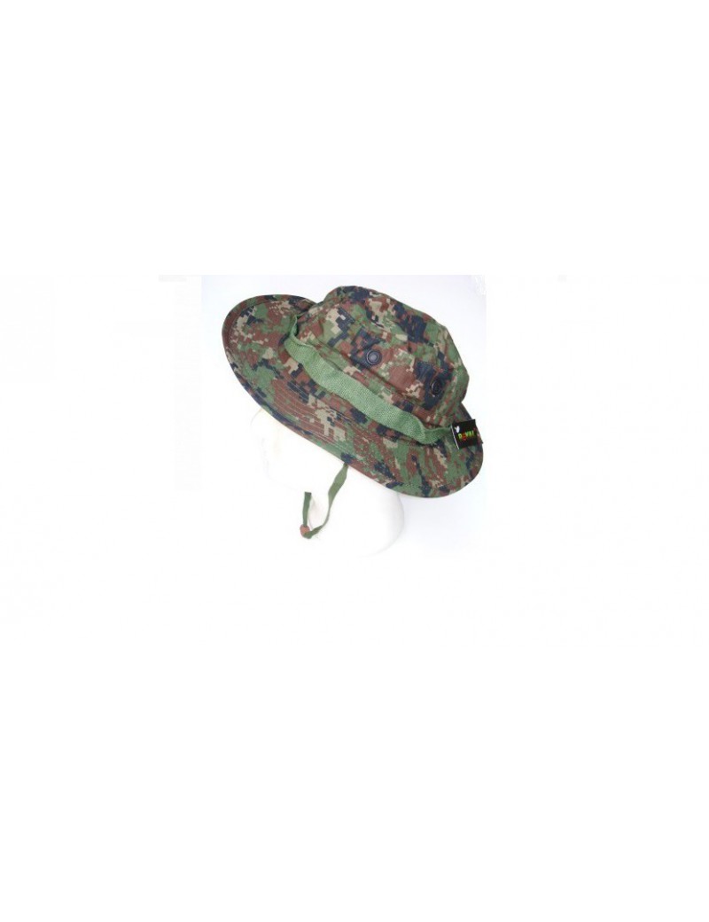 CAPPELLO JUNGLE CON FALDA IN COTONE DIGITAL MARPAT TG. L [JM-017 L]