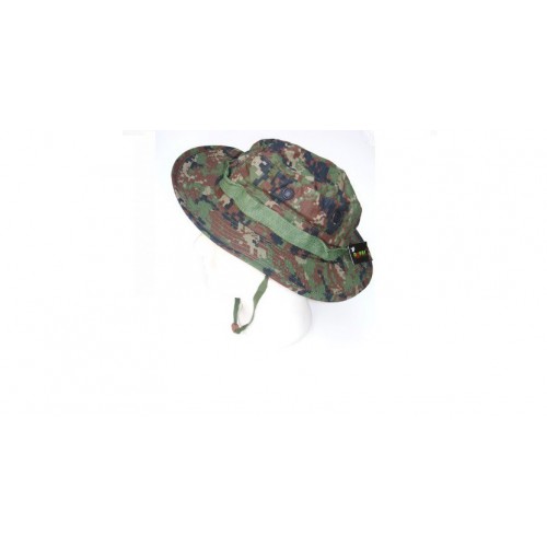 CAPPELLO JUNGLE CON FALDA IN COTONE DIGITAL MARPAT TG. L [JM-017 L]