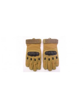 TACTICAL GLOVES TAN WITH REINFORCED KNOBS [EV-G617T]
