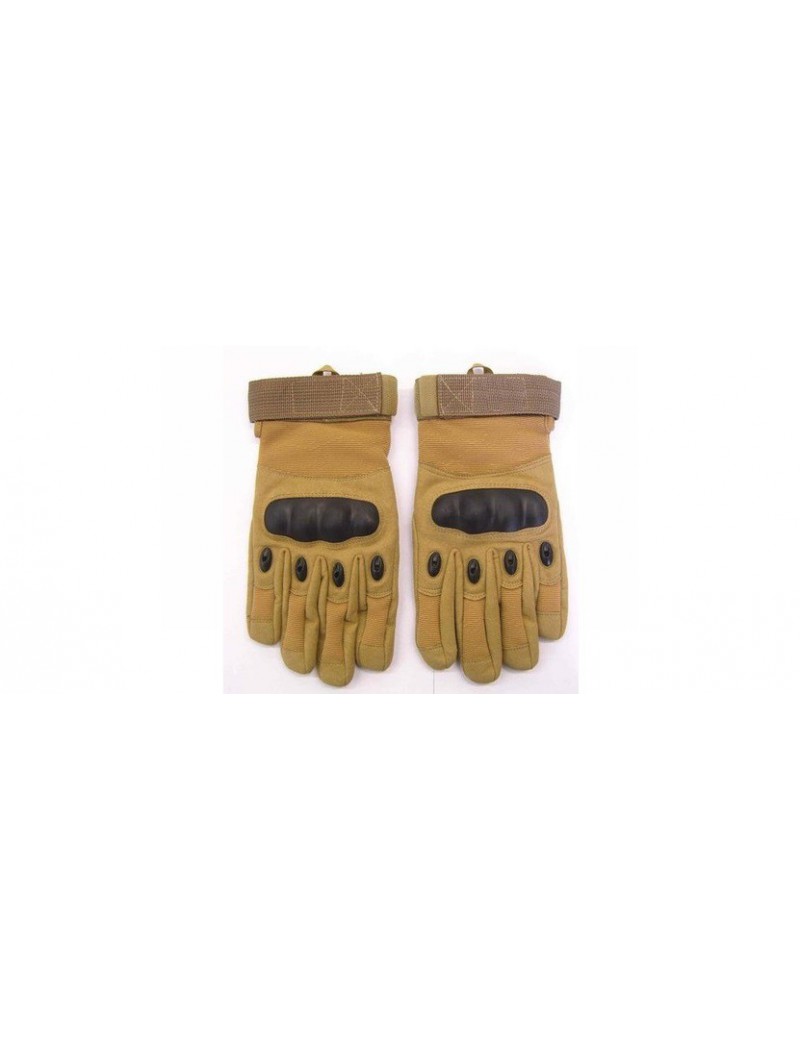 GUANTES TÁCTICOS BRONCEADO CON POMOS REFORZADOS  [EV-G617T]