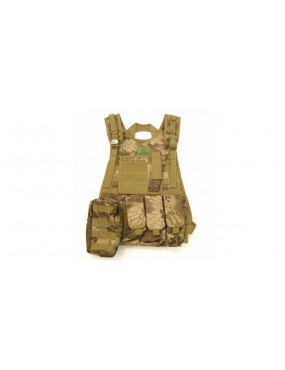 GILET TACTIQUE AIRSOFT DEFCON 5 ARMOR CARRIER VEGETATO ITALIAN [D5-BAV06 VI]