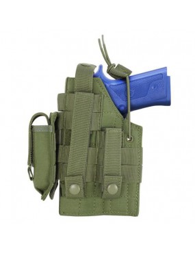 HOLSTER FOR BERETTA WITH SPRING ATTACHMENTS FOR RIGHT AND LEFT GREEN...