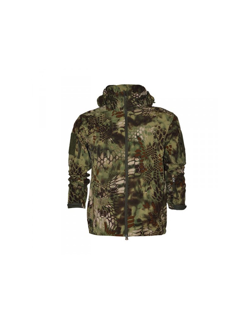SOFTSHELL GREEN SNAKE BRAND PATTON TG L [1020GK L]