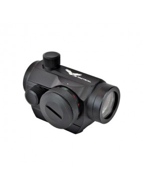 JS-TACTICAL RED DOT 1X24 COMPATTO IN METALLO A 5 INTENSITA' NERO [JS-MD1000]