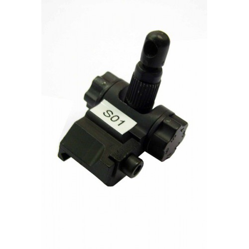 D/BOYS TACCA DI MIRA DBOYS POSTERIORE FLIP UP PER SCAR E SIMINLI [S01]