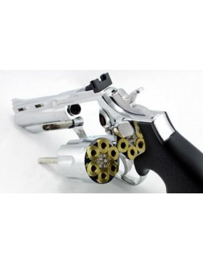REVOLVER AIRSOFT 132 SILVER HEAVY [HG 132S] 2