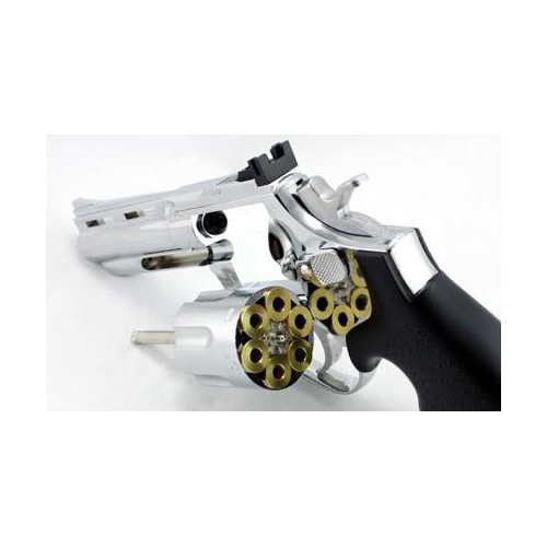 REVOLVER AIRSOFT 132 SILVER HEAVY [HG 132S]