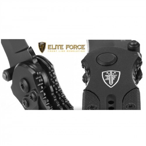 COLTELLO SERRAMANICO NERO ELITE FORCE [EF103]