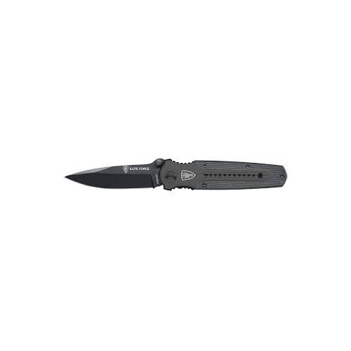 COLTELLO SERRAMANICO NERO ELITE FORCE [EF103]