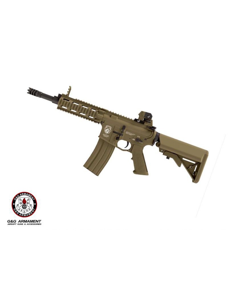 CARABINE ÉLECTRIQUE G&G GR16 CQB RUSH BLOW BACK TAN [GG18SCT]