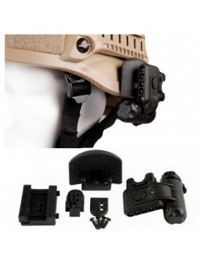 AIRSOFT HELM FACKEL HELM LICHT 2 GEN TAN ELEMENT [EX029T] 2