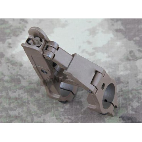 BIG DRAGON TACCA DI MIRA ANTERIORE DELTA FLIP UP TAN [BD-0330T]